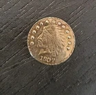1807 Indian Head Wreath Gold Coin Solid Gold Pinned 13 Stars