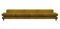Wohnzimmer Sofa Viersitzer Couch Einrichtung Stoff PolstermöBel Chesterfield