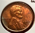 1952-D Lincoln Wheat Cent Penny GEM RED BU From an Original Bank Roll