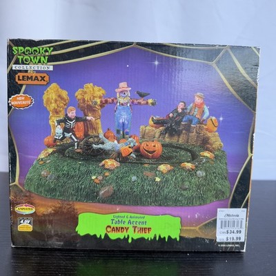 Lemax Spooky Town Collection Candy Thief Lighted & Animated Table Accent New NIB