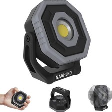 NACHLED 800lm Type-C Rechargeable Work Light with Magnetic Stand IP65 for Car Re