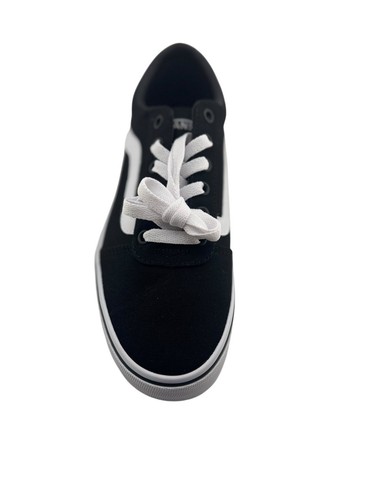 Size 9.5 - VANS Old Skool Black White Canvas Sneakers NEW Women's - Bild 7 von 10