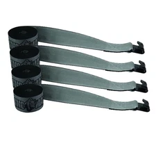 (4 Pack) Kinedyne Winch Strap 4"x30' w/ Flat Hook Rhino Max Abrasion 4630D3