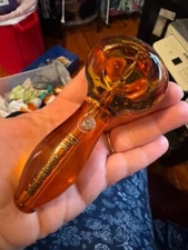 Phoenix Star Freezable Pipe 5’’ Glycerin Hand Pipe Star AUTHENTIC Amber