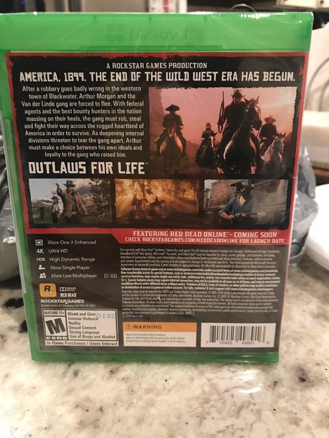 Red Dead Redemption 2 - Standard Edition (Microsoft Xbox One, 2018