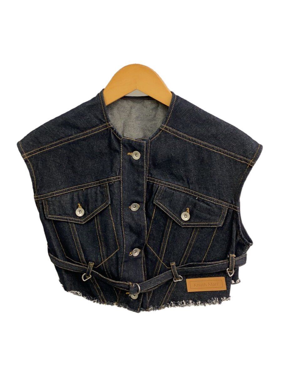 Knuth Marf Vest FREE Cotton Indigo Plain KM22SS37 Used | eBay 