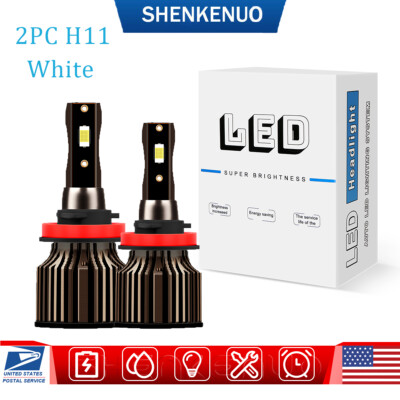 FAHREN H11 9005 Light Bulbs Combo, [Upgraded&Brightest] 60000LM 900% Super Bright H9 H8 HB3 Off-Road Use Or Fog Light Bulbs, 6500k White Non-Polarity Plug And Play, Pack Of 4 - Foto 6