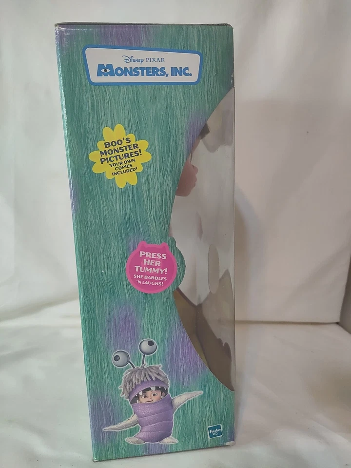 Rare 2002 DISNEY MONSTERS INC. DRAW WITH ME TALKING BOO DOLL NIB - Image 3 of 4