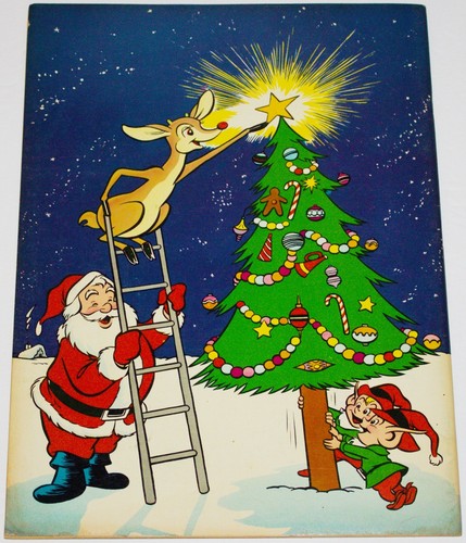 Rudolph The Red-Nosed Reindeer Treasury Comic Book 1972 DC Comics NICE COPY E - Picture 2 of 6