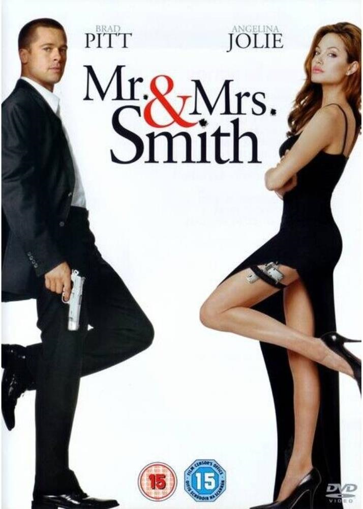 Mr and Mrs Smith DVD (2005) FREE SHIPPING
