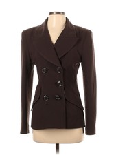Christian Lacroix Women Brown Blazer 36 Eur