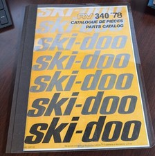 1978 BOMBARDIER SKI-DOO RV 340 ILLUSTRATED PARTS MANUAL COPY 797 