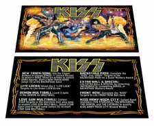 Stern Kiss Pinball Custom Apron Instruction Cards 