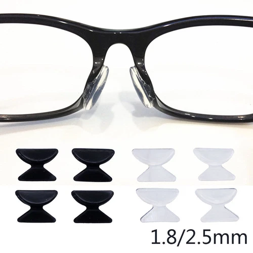 2 Pairs of Silicone Non-slip Stick on nose pads  Sunglasses Glasses Spectacles