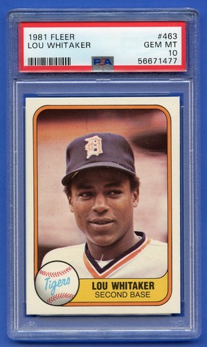 1981 Lou Whitaker #463