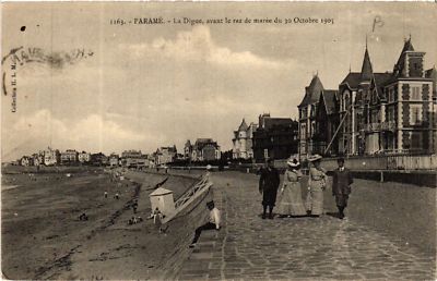 Old postcard PAMÉ - La Digue avant le raz de tide du 30 Octobre 1905 (584682)