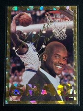1994 Sports Stars Gold Prizm Shaquille O'Neal The Man Orlando Magic INSERT