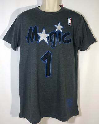 Mitchell & Ness Reload Men's Name & Number Tee Gray Multiple Size Magic Hardaway