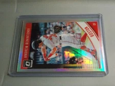 2018 Panini Donruss Optic Variations Holo Andrew Benintendi (Check Swing) #135