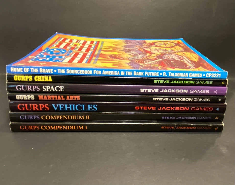 Gurps Steve Jackson Games R Talsorian RPG 7 Book China~Space~Vehicles~Brave~Arts - Image 2 of 4