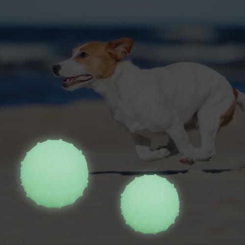 Dog Toy Fine Workmanship Teeth Cleaning Pet Dog Glow Ball Toy