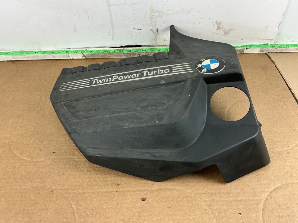 2010-2016 BMW 535i xDrive Engine Motor Cover Shield TwinPower Turbo 7607447 OEM - Image 2 of 4