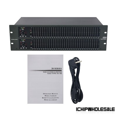 DBX 1231 Audio Equalizer Dual 31 Band IC Chip Control Solid Core Pure Copper