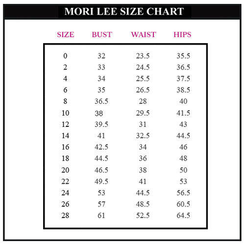 Morilee Madeline Gardner women’s dress Bridesmaid Prom gown chiffon illusion  22 - Picture 4 of 7