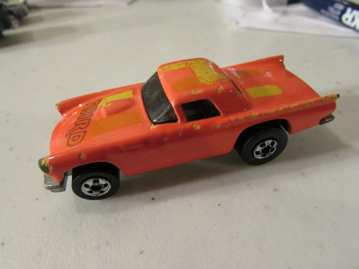 Hot Wheels used 57 T Bird Pink 1977 Malaysia base eBay