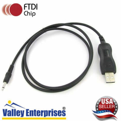 Icom CT-17 USB FTDI Chipset CI-V Cat Control Programming Cable IC-M802, IC-R71