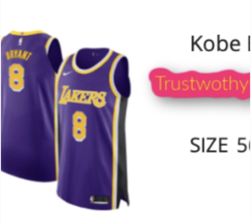 Kobe Bryant Lakers Nike Jersey LIMITED edition NWT! Size XXL