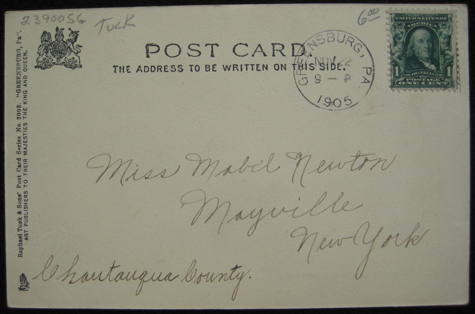 Greensburg PA, North Maple Ave., Drive in Huff's Park, UDB Tuck