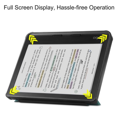 Ultra Slim Leather Transformer Stand Auto Smart Case Cover For KOBO Libra Colour - Picture 47 of 142