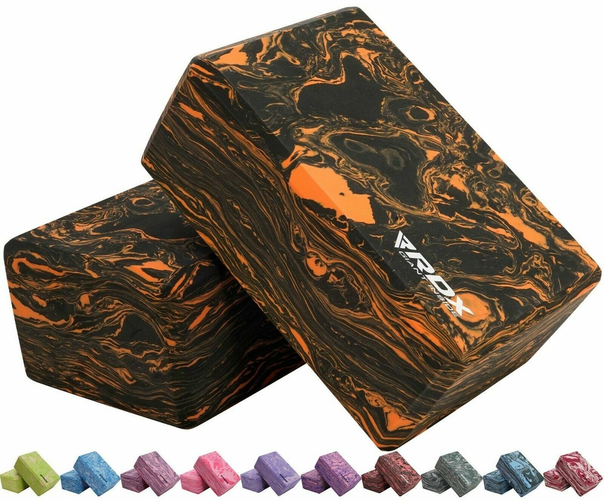 RDX Yoga Block Set Non-Slip High Density Eva Foam Brick Easy Grip Surface