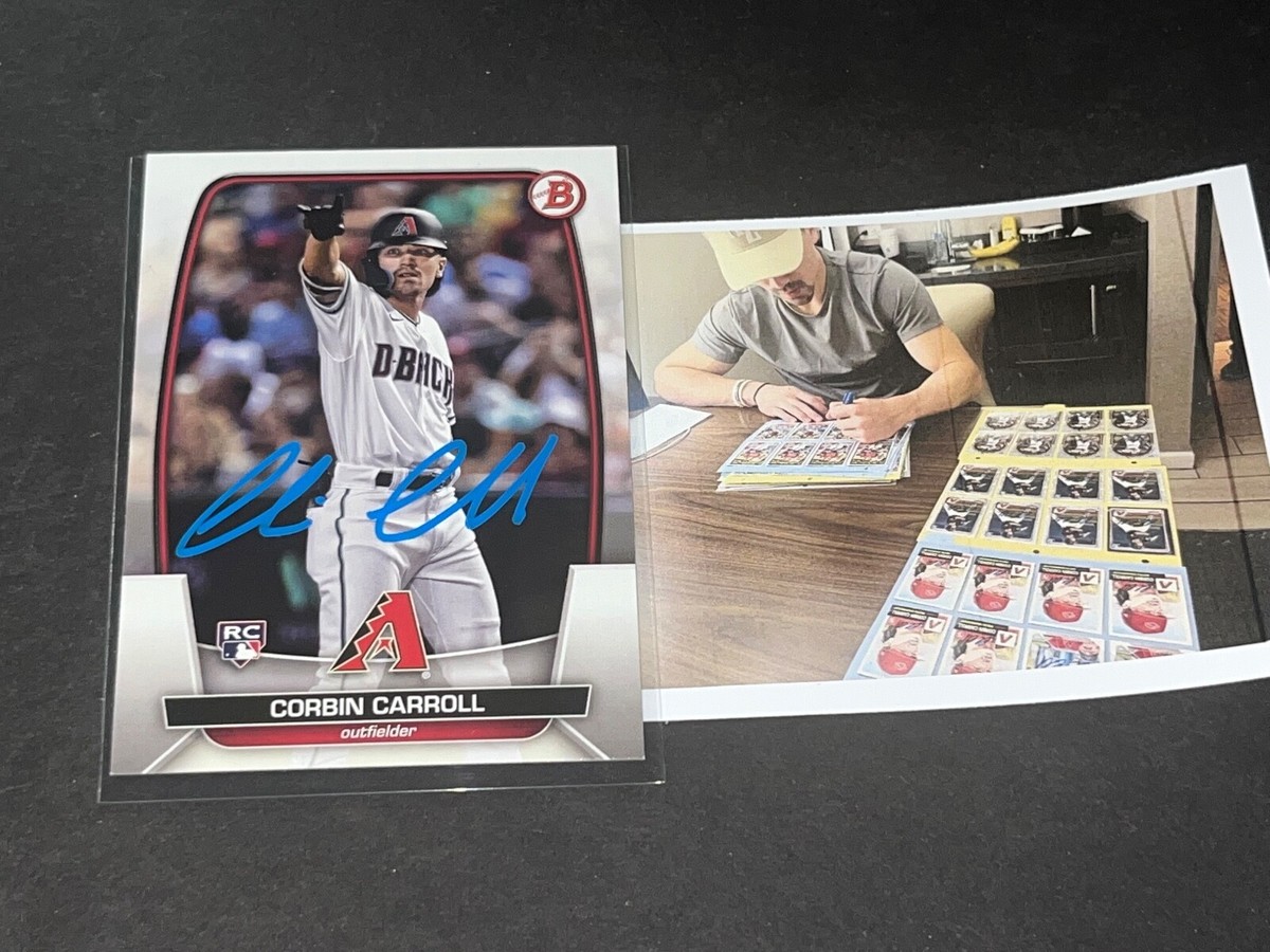 スポーツ選手 CORBIN CARROLL rookie autograph 2023 Topps