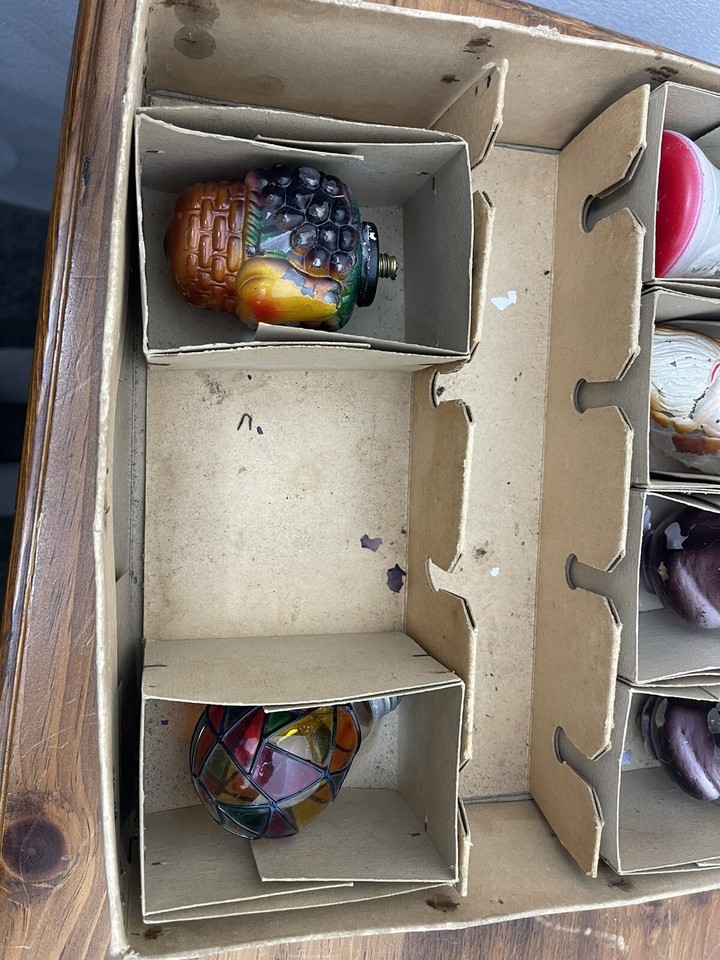 Vintage Christmas Light Bulbs Noma Mazda Fancy Lamps eBay