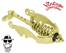 ORIGINAL F&R Vintage Lowrider Gold Wing Twisted Suspension Fork Slammer Part