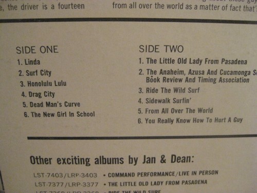 Jan and Dean Vinyl Golden Hits Volume 2 LP Vinyl Liberty EX/G - Picture 3 of 8