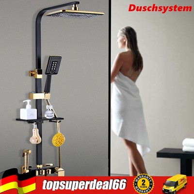 Regendusche Duschset Duscharmatur Duschsystem Duschsäule Rain Shower Faucet Set