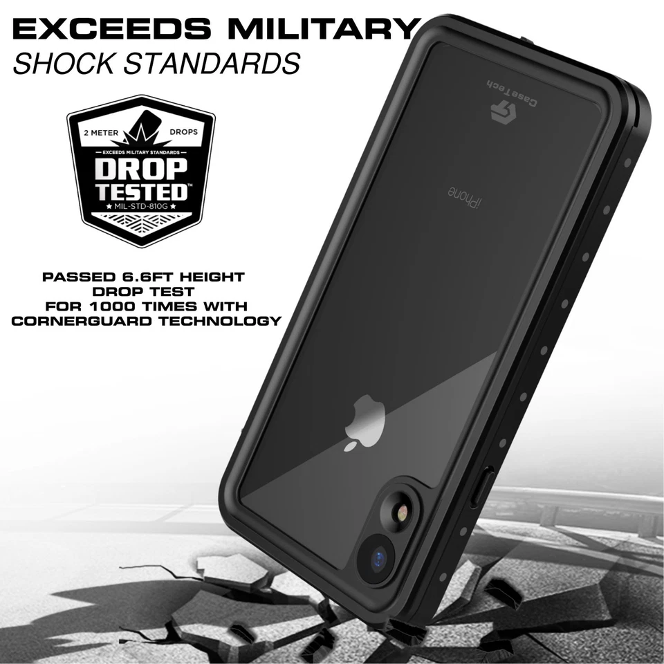 For Apple iPhone XR Xs Max X Life Waterproof Shockproof Case w/ Screen Protector - Image 4 of 4