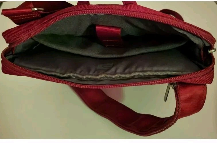 Bandolera Tucano Finatex Rojo Mensajero Bolso de Hombro Hecho en Italia iPad Tablet Foto 4 de 4