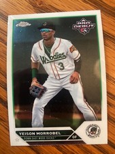 2023 Topps Pro Debut Chrome Parallel Yeison Morrobel Down East Wood Ducks PD-105