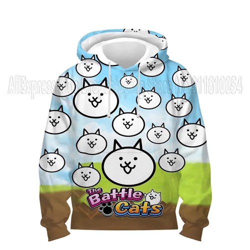 The Battle Cats Hoodies Sweatshirts Tops Children Pullovers Coats Sudadera kids - Picture 3 of 45