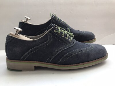 Johnston & Murphy Lace Up Wingtip Shoes Blue Mens Size 9.5 M  display picture 1