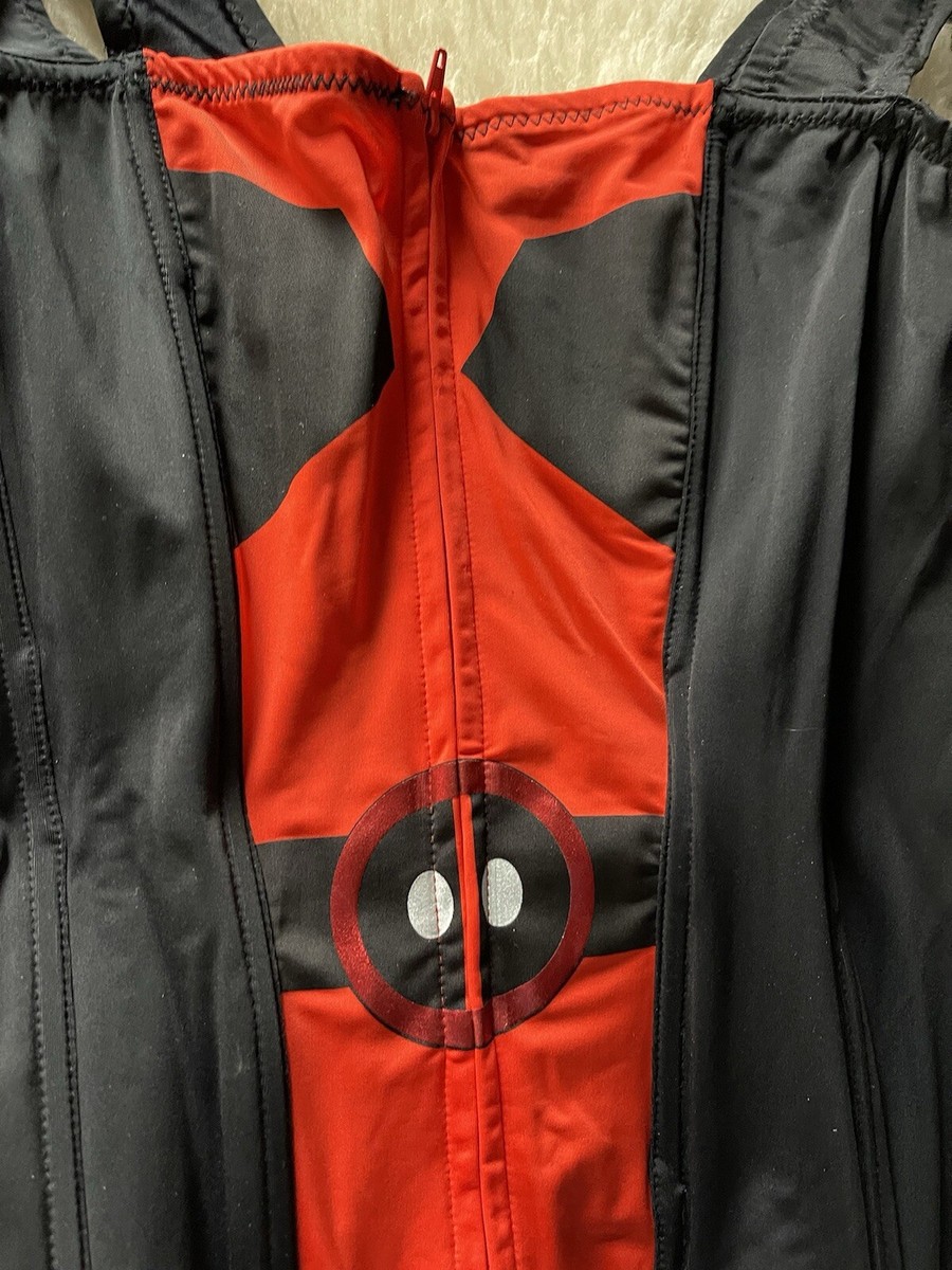 Front Zip-Up Deadpool Corset - Marvel | eBay