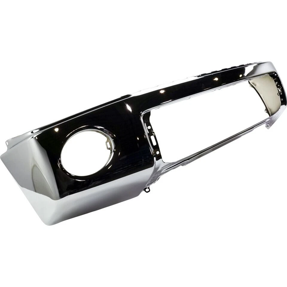 New Front Bumper Face Bars Chrome Steel Fits 2007-2013 Toyota Tundra TO1002182 - Image 3 of 4