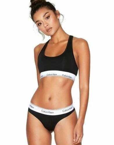 Buy Calvin Klein Underwear Medium Support Logo Under Band Sports Bra 