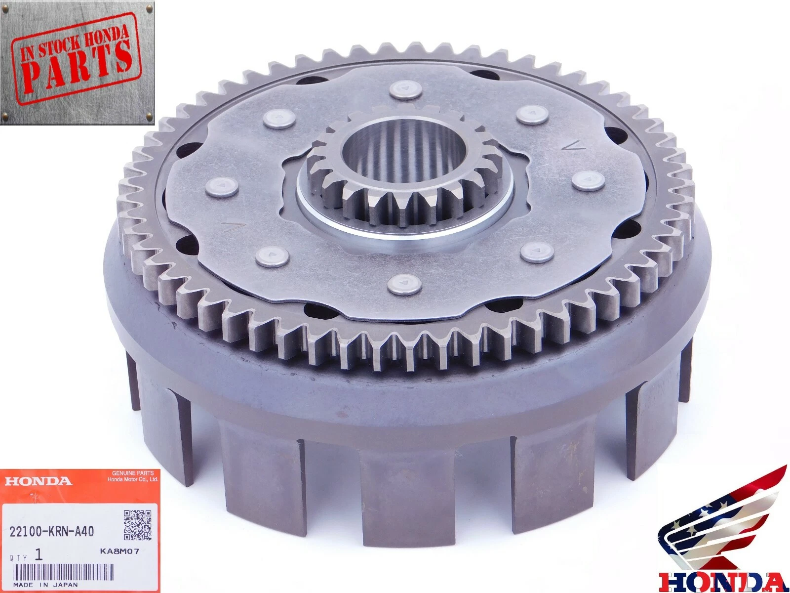HONDA OEM CLUTCH BASKET 10-13 CRF250R 2010-2013 CRF250 CRF 250R 