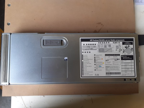 Módulo HP ProLiant BL460c Server Blade 407681-001 2x E5430 2.66GHz QC 32GB RAM