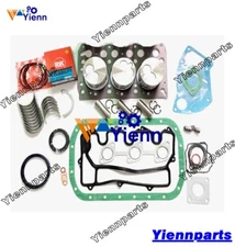 For Isuzu 3LD2 Engine Overhaul Rebuild Kit John Deere 27CZTS 35CZTS Repair Parts